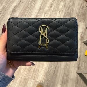 Steve Madden Black Quilted Women's Wallet
